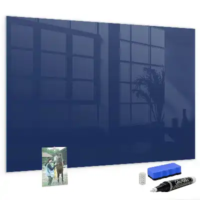 Magnettafel beschreibbar in Blau