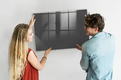 Magnettafel beschreibbar in Grau