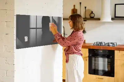 Magnettafel beschreibbar in Grau