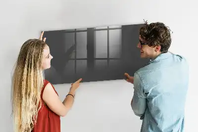 Magnettafel beschreibbar in Grau