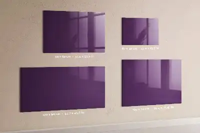 Beschreibbare Magnettafel für die Küche in Violett