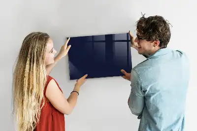Magnettafel in Dunkelblau