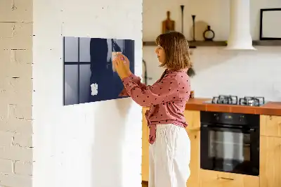 Magnettafel in Dunkelblau