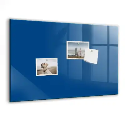 Beschreibbare Magnettafel für die Küche in Marineblau