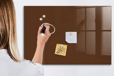 Magnettafel beschreibbar in Braun