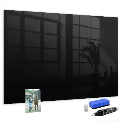 Beschreibbare Magnettafel für die Küche in Schwarz