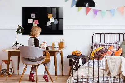 Beschreibbare Magnettafel für die Küche in Schwarz