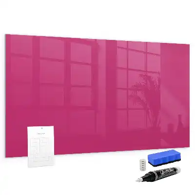 Magnettafel beschreibbar in intensivem Rosa