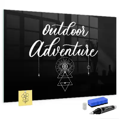 Magnettafel beschreibbar für Outdoor-Abenteuer