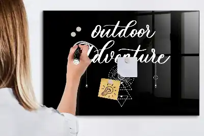Magnettafel beschreibbar für Outdoor-Abenteuer
