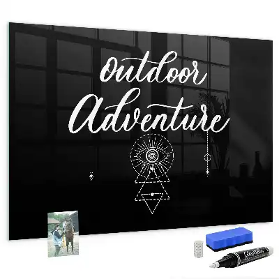 Magnettafel beschreibbar für Outdoor-Abenteuer