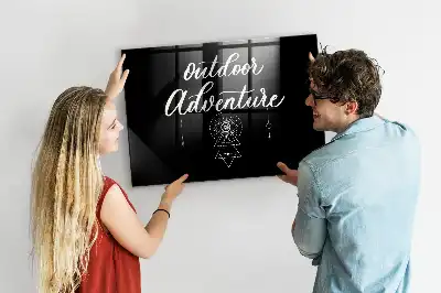 Magnettafel beschreibbar für Outdoor-Abenteuer
