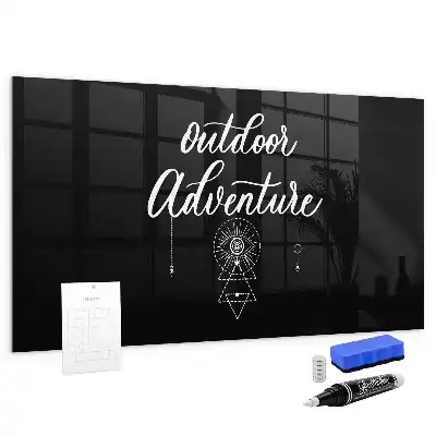 Magnettafel beschreibbar für Outdoor-Abenteuer