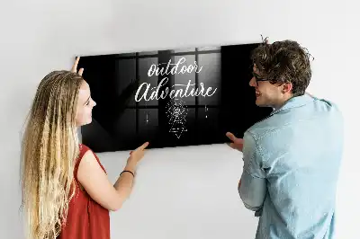 Magnettafel beschreibbar für Outdoor-Abenteuer