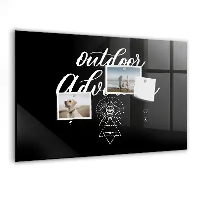 Magnettafel beschreibbar für Outdoor-Abenteuer