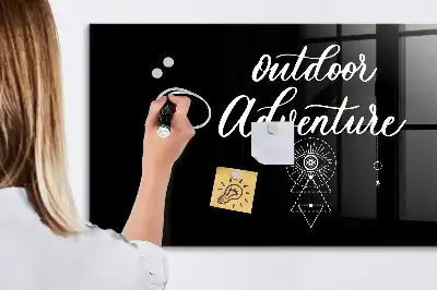 Magnettafel beschreibbar für Outdoor-Abenteuer