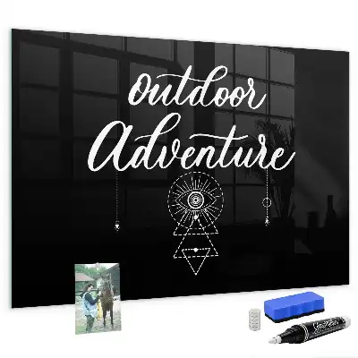Magnettafel beschreibbar für Outdoor-Abenteuer
