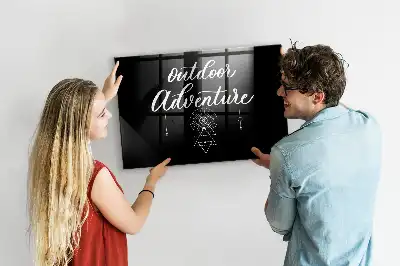 Magnettafel beschreibbar für Outdoor-Abenteuer