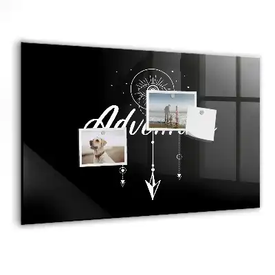 Magnettafel beschreibbar mit Motiv Abenteuer