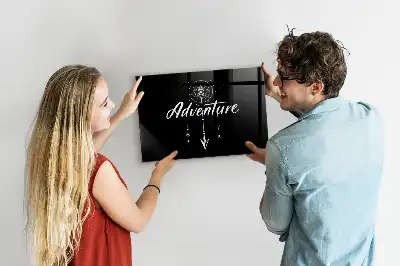 Magnettafel beschreibbar mit Motiv Abenteuer