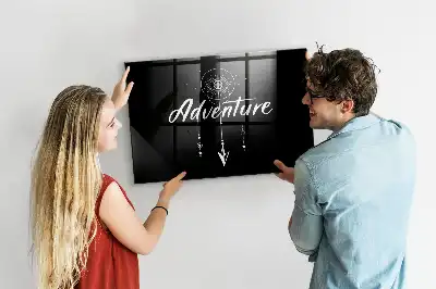 Magnettafel beschreibbar mit Motiv Abenteuer