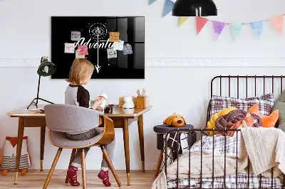Magnettafel beschreibbar mit Motiv Abenteuer