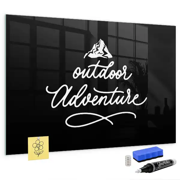 Magnettafel beschreibbar für Outdoor-Abenteuer