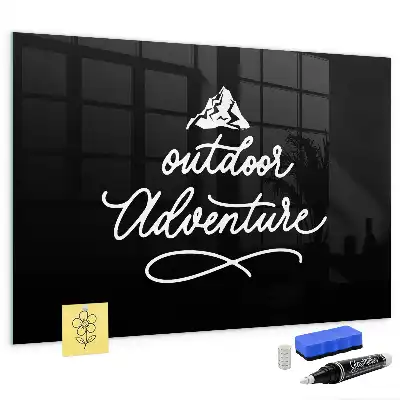 Magnettafel beschreibbar für Outdoor-Abenteuer