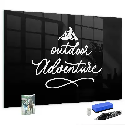 Magnettafel beschreibbar für Outdoor-Abenteuer