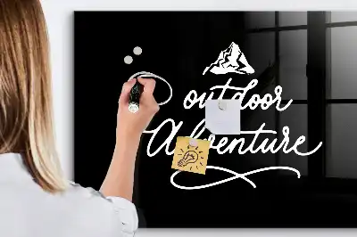 Magnettafel beschreibbar für Outdoor-Abenteuer