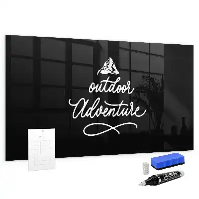 Magnettafel beschreibbar für Outdoor-Abenteuer