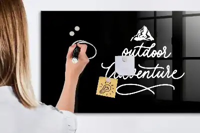 Magnettafel beschreibbar für Outdoor-Abenteuer