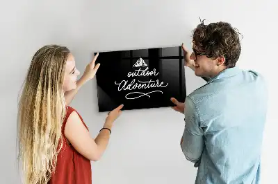 Magnettafel beschreibbar für Outdoor-Abenteuer