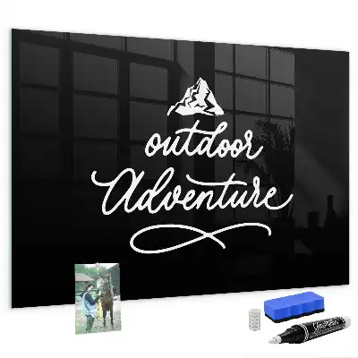 Magnettafel beschreibbar für Outdoor-Abenteuer