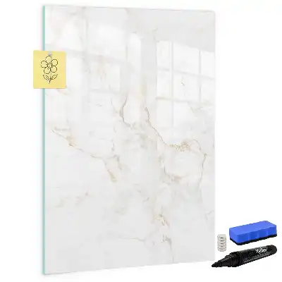 Magnettafel beschreibbar in eleganter Marmor-Optik