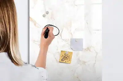 Magnettafel beschreibbar in eleganter Marmor-Optik
