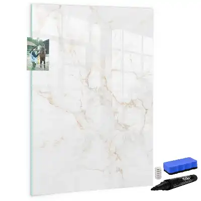 Magnettafel beschreibbar in eleganter Marmor-Optik
