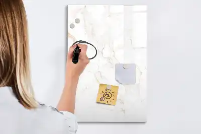 Magnettafel beschreibbar in eleganter Marmor-Optik