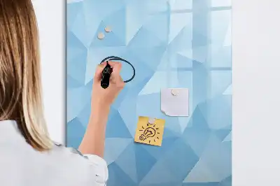 Magnettafel beschreibbar Motiv Dreieck-Abstraktion