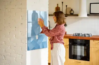 Magnettafel beschreibbar Motiv Dreieck-Abstraktion