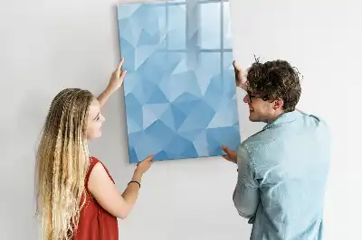 Magnettafel beschreibbar Motiv Dreieck-Abstraktion
