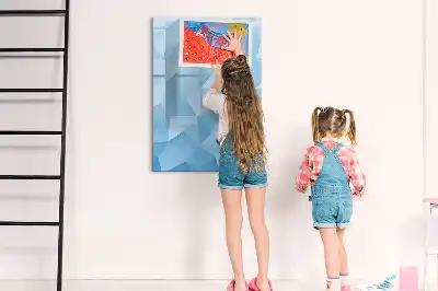 Magnettafel beschreibbar Motiv Dreieck-Abstraktion