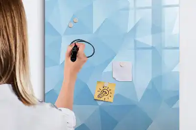 Magnettafel beschreibbar Motiv Dreieck-Abstraktion