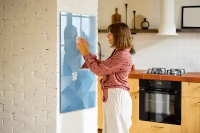 Magnettafel beschreibbar Motiv Dreieck-Abstraktion