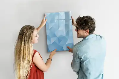 Magnettafel beschreibbar Motiv Dreieck-Abstraktion