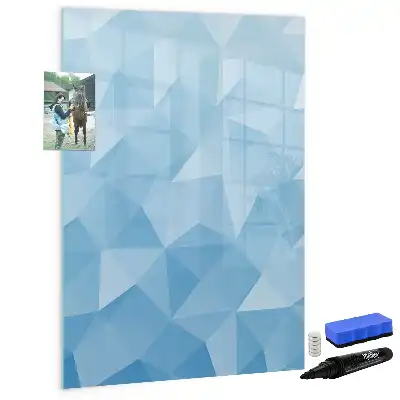 Magnettafel beschreibbar Motiv Dreieck-Abstraktion