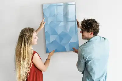 Magnettafel beschreibbar Motiv Dreieck-Abstraktion