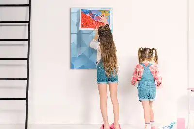 Magnettafel beschreibbar Motiv Dreieck-Abstraktion