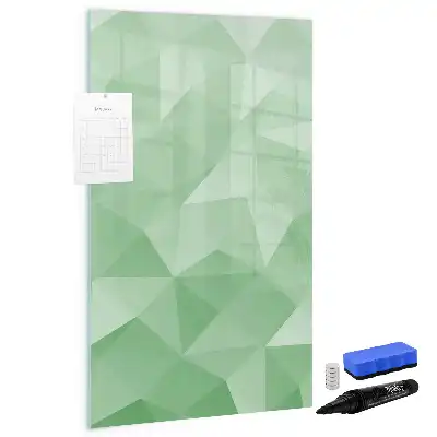Magnettafel beschreibbar mit Dreieck-Abstraktion