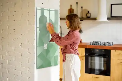Magnettafel beschreibbar mit Dreieck-Abstraktion